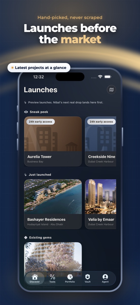 Curated launches in PropVault