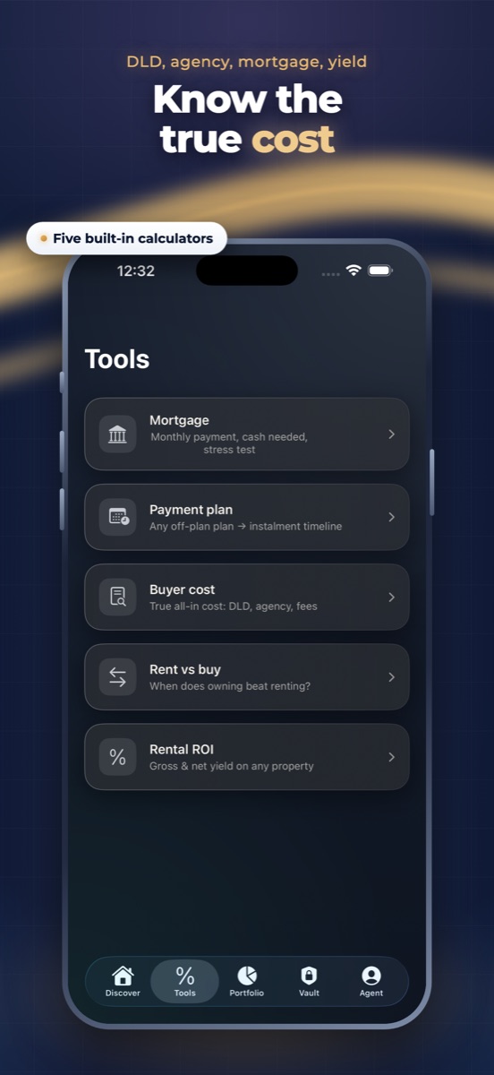 Built-in property calculators