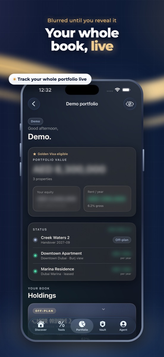 A live client portfolio